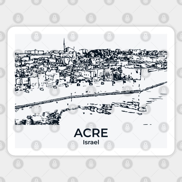 Acre - Israel Magnet by Lakeric